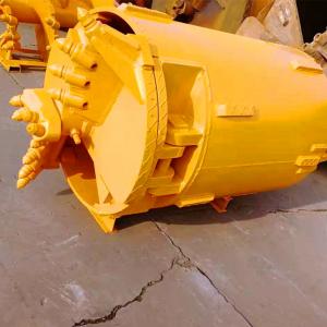 Rock drill bucket